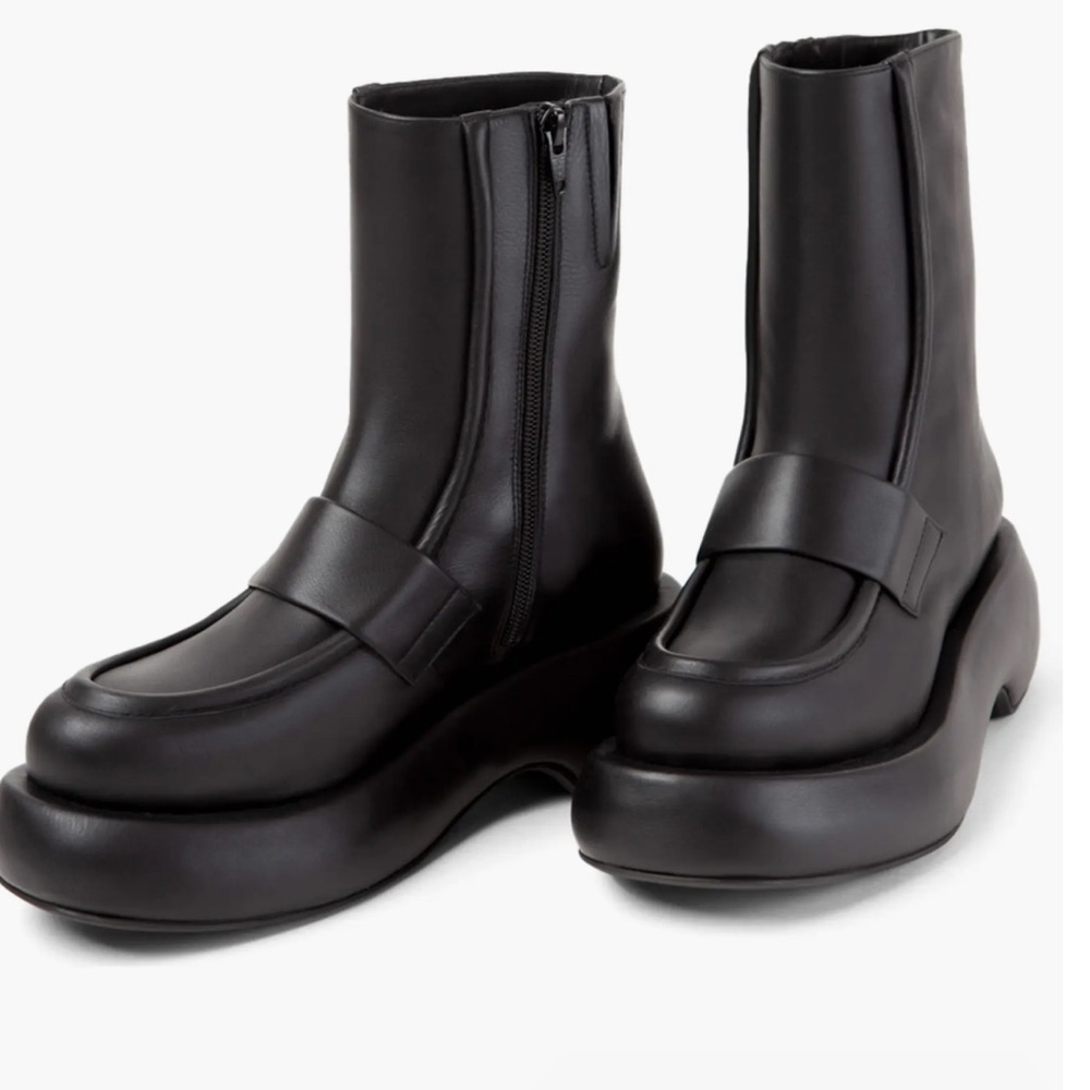 🌹PALOMA BARCELO🌹 Mika Platform Bootie Black Size: 37 - Picture 2 of 14